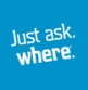Just ask. Where. Logo
